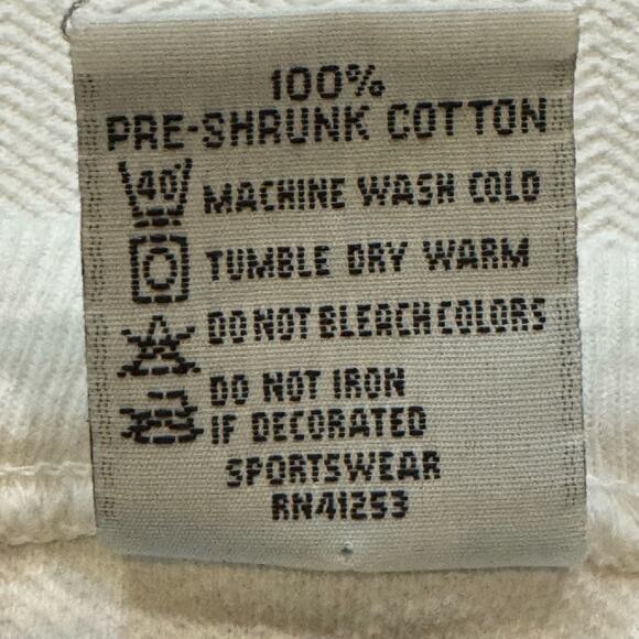 1980's Hotel del Coronado Cal Cru XL White Textured Fish Short Sleeve T-Shirt - Picture 7 of 7